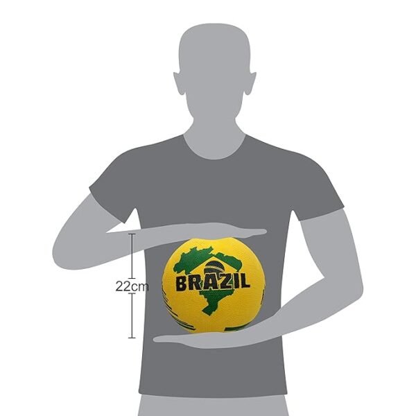 Brazil Football/Soccer Rubber Moulded - Size: 5 - Image 5