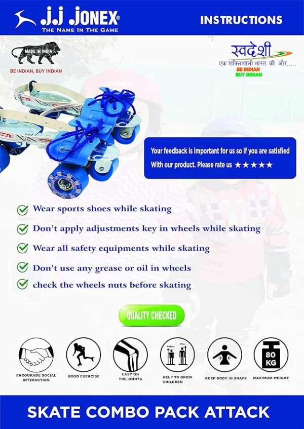 Adjustable Illuminating Roller Skates – Age 6–15 - Image 4