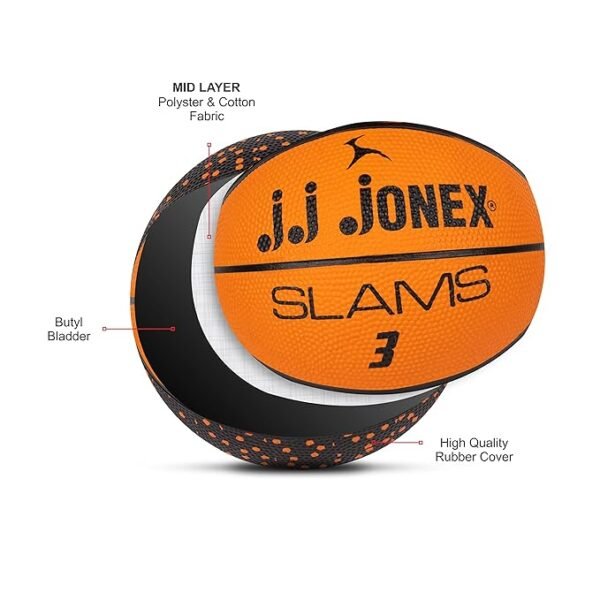 Kids Basketball Slams for Indoor-Outdoor Size 3 - Image 4