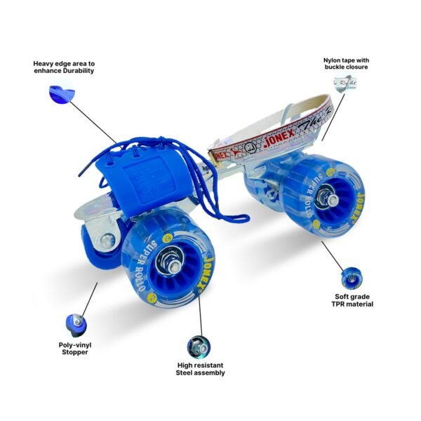 Jonex Super Rollo Skates - Age Group 6 -15 - Image 4