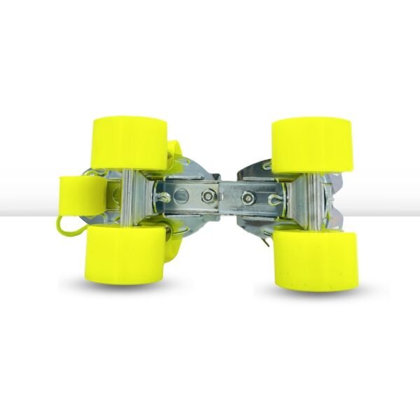 Gold Adjustable Quad Roller Skates - Age Group 6 -15 - Image 5