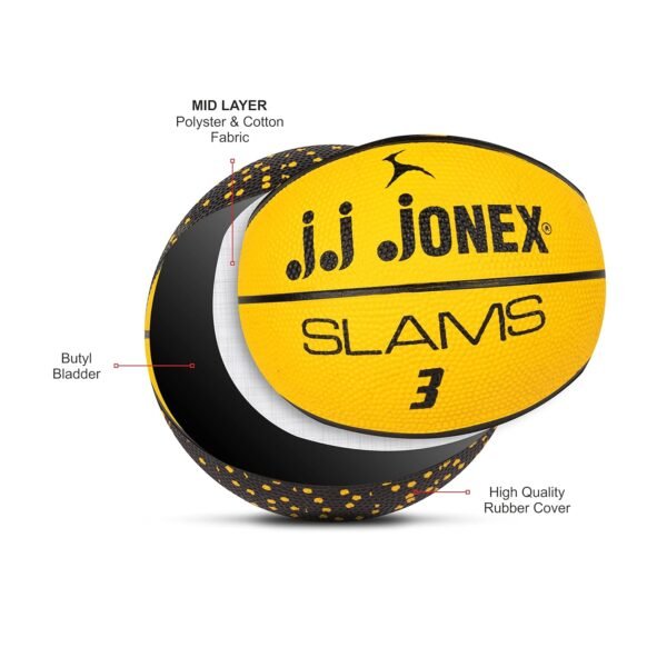 basketball kids slams (yellow) (myc) size 3