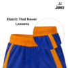 wushu dress (royal/yellow)