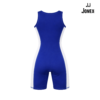wrestling costume (royal/white)